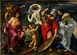 Unknown the Judgement of Paris by Lodovico David painting